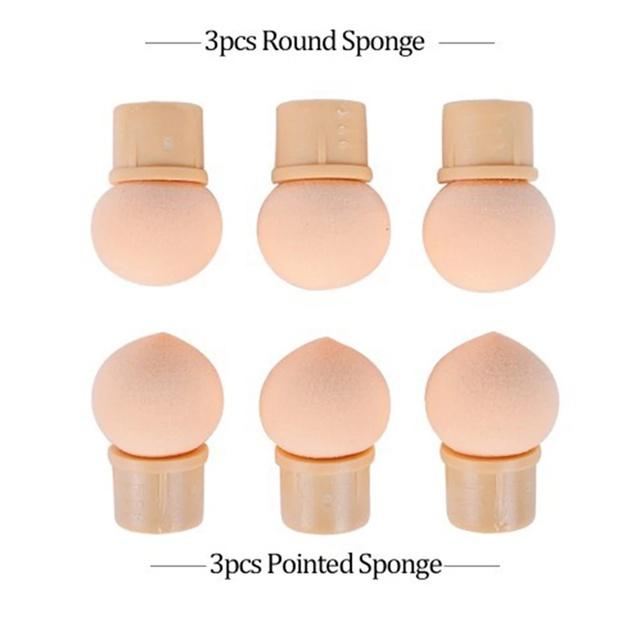 

6 шт., ручка для дизайна ногтей, губка для замены насадок для дизайна ногтей, кисть для маникюра, инструменты для маникюра