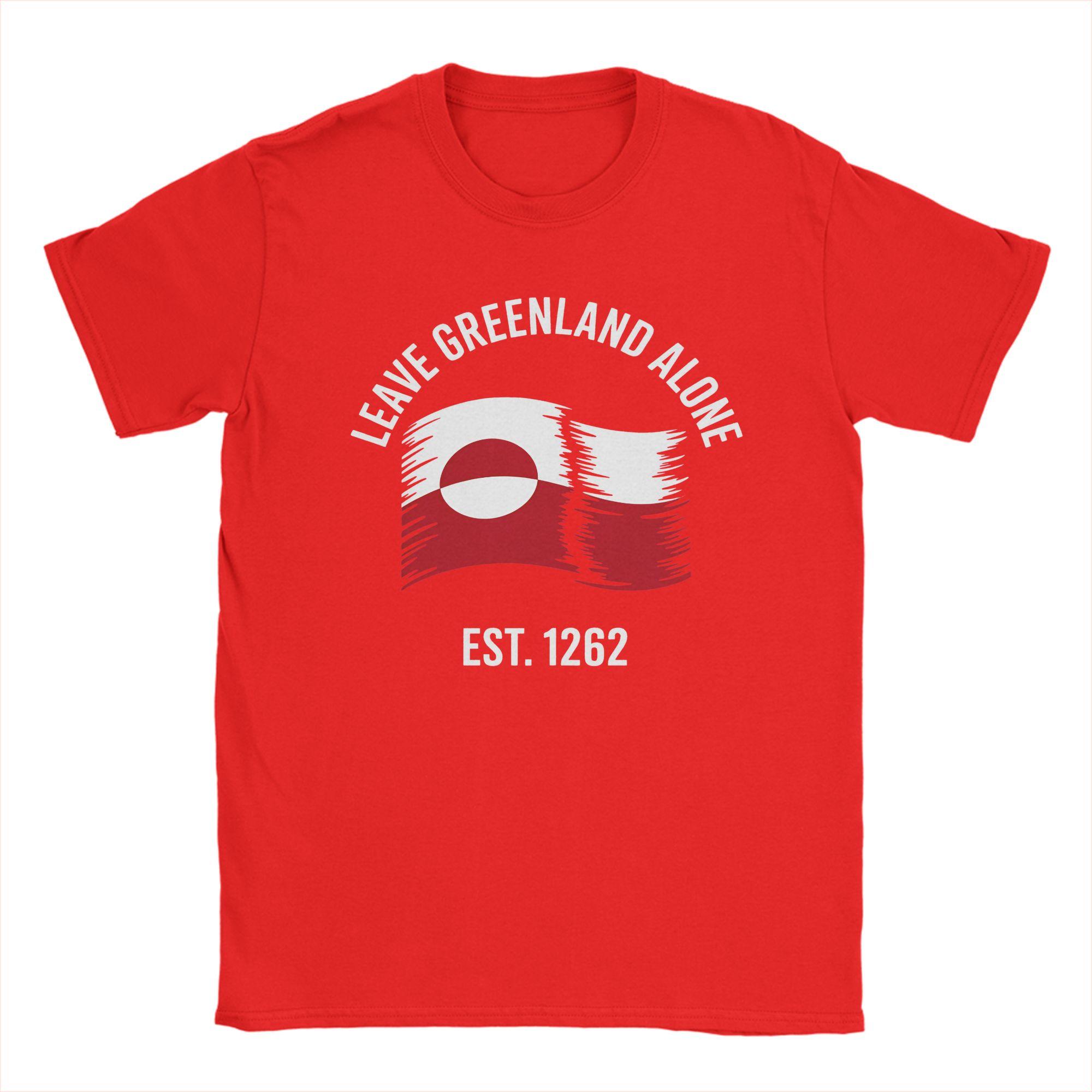 

Leave Greenland Alone Distressed Greenland Flag Protest Mens T Shirt Tee Shirt Short Sleeve O Neck TShirt 100 Cotton Clothes S