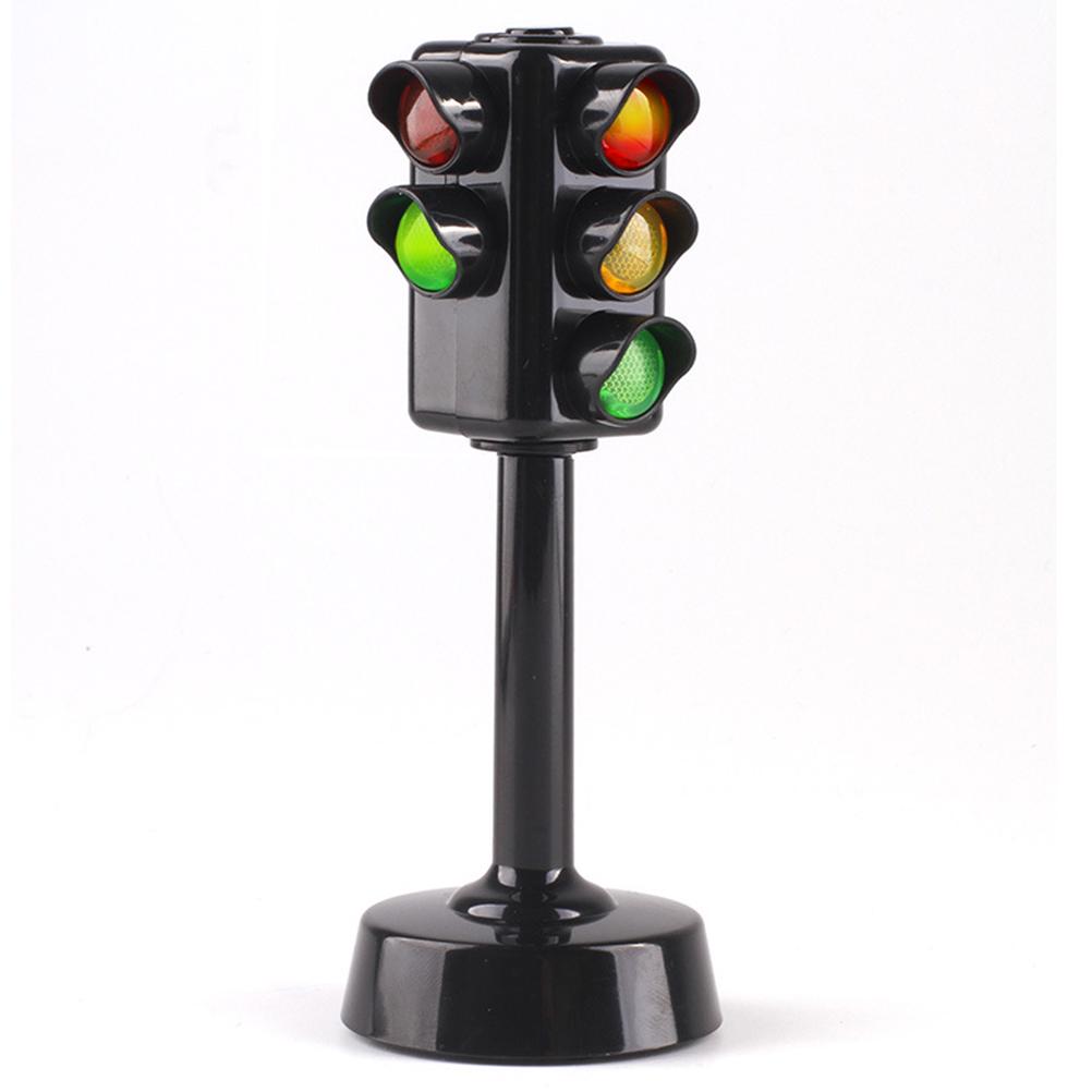Mini Traffic Signs Light Safety Traffic Lights Toys Collection Model Red Green Light Lamp Educational Toys
