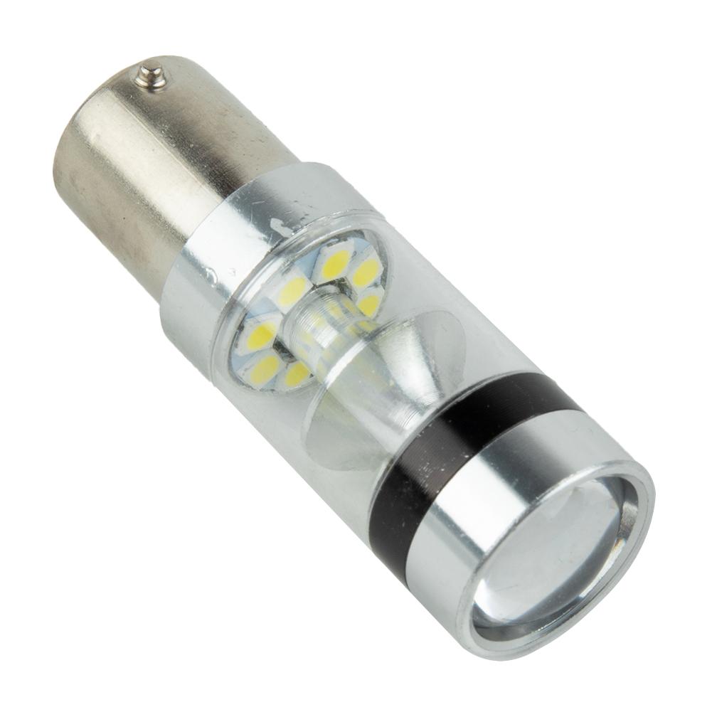 High Power 1156 LED Reversing Light Bulb 100W Degree Beam Angle Pack of 2