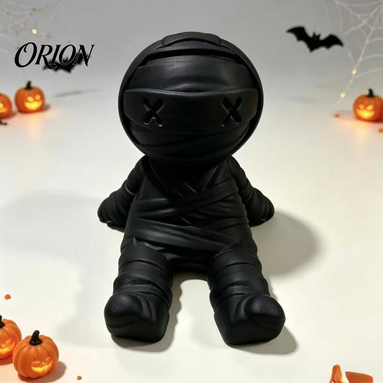 PLA Material Phone Stand Cute Mummy Holder, 3D Printed Gothic Halloween Desk Unique Office Decor Stand, Cartoon Figurine for Home Desktop Tabletop