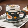 Ceramic Coffee Mug with Lid