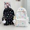 Schoolbag schoolbag junior high school girls ins girls heart stars travel small backpack large capacity simple dopamine backpack women