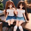 2 Styles Dolls Jeans Short Mini Skirt  for ob24 OB22 Dolls/for Azones YMY Doll/for Blyth Doll