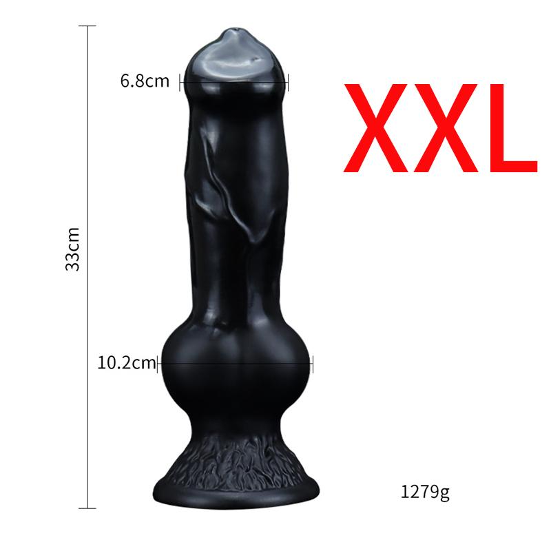 Huge Realistic Wolf Dog Knot Dildo Toy S/M/L/XL/XXL Soft Huge Animal Big Penis Sex Toys Anal Plugs Prostate Suckers Sex Shop