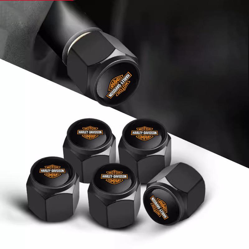 5Pcs Motorcycle Wheel Tire Air Valve Caps Air Valve Stem Dust Cover For Harley Davidson Pan America ADV 1250 PA1250 PANAMERICA