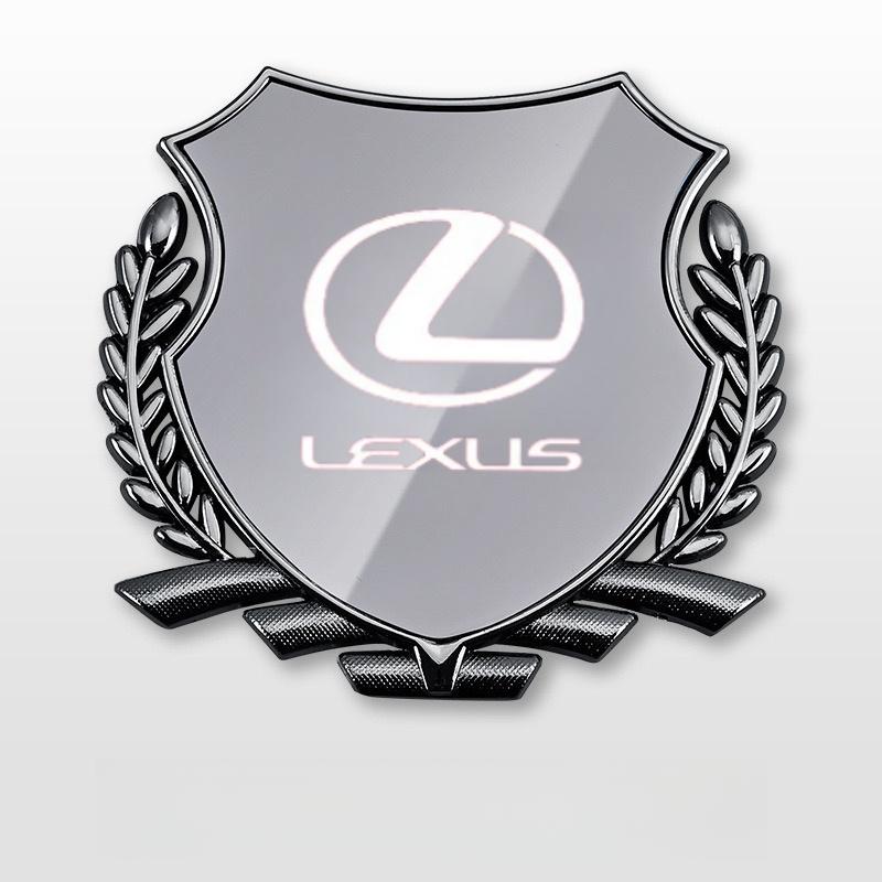 3D Metal Car Trunk Window Side Emblem Badge Decal Sticker For Lexus F SPORT LBX NX RX 350h 450h Plug-in Hybrid ES UX 300e GS GX