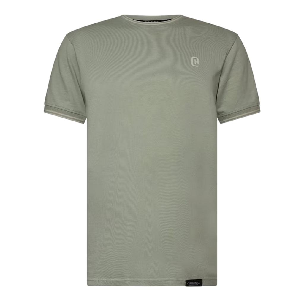 Crosshatch Mens Preece Contrast Striped T-Shirt