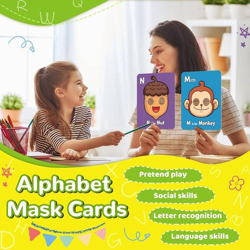 

Alphabet Flash Cards,Giant Abc Animal Flash Cards For Toddler 3-5,26 Lowercase And Uppercase Letter Cards