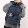 New High-end Nylon Junior High School Student School Bags College Boy Large Capacity Waterproof Travel Backpacks Lightweight Wear-resistant Rucksack