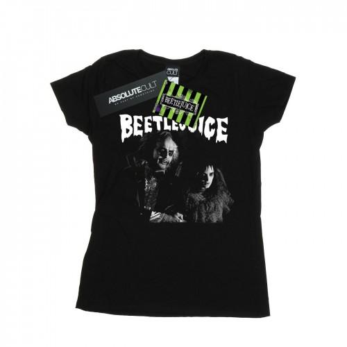 Beetlejuice Womens/Ladies Monochrome Pair Cotton T-Shirt