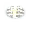 4PCS Aluminum Material Badge is for MINI modified drip glue wheel hub covers, car wheel hub center decorative patches vhdsg88