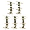 Natural Wood Grass Ball Sticks Teeth Chewing Ball String for Rabbits Chinchillas Guinea Pigs Hamsters Parrots