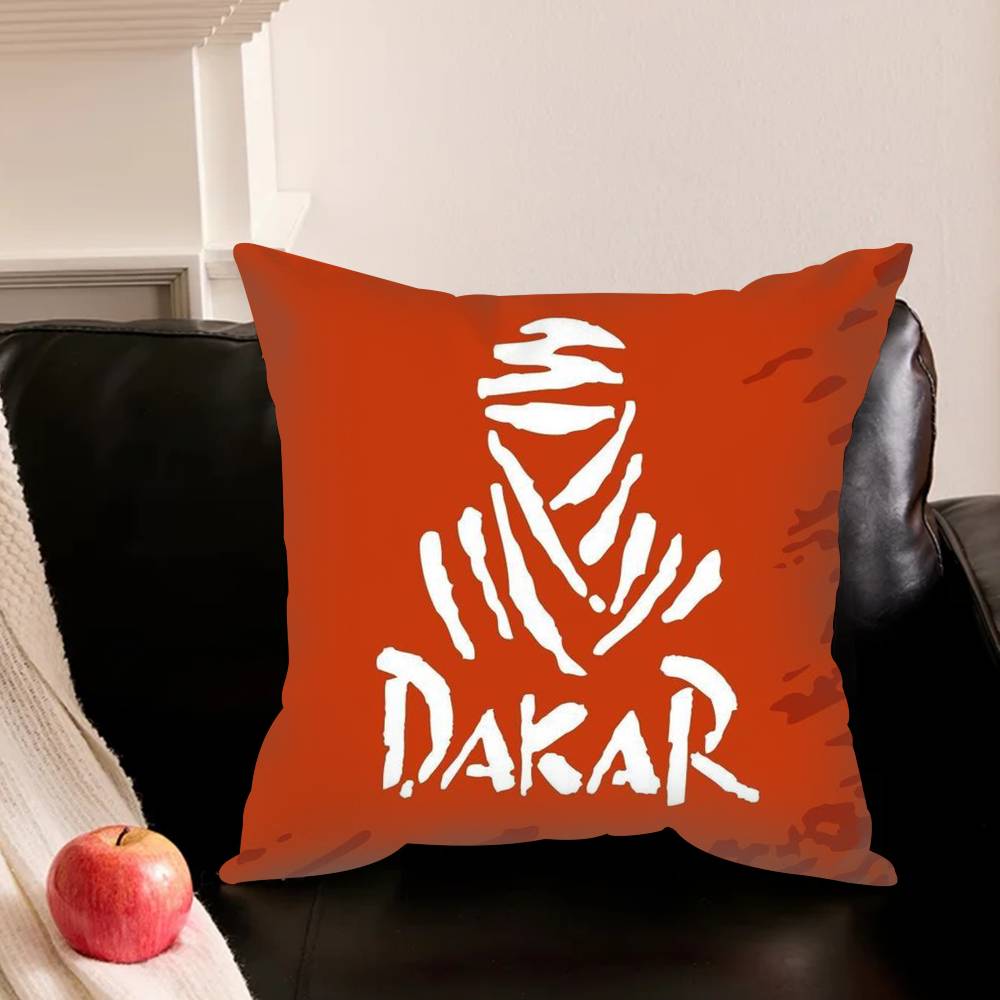 R-Rally-Y D-Dakar Logo Verschiedene Größen Quadratische Kissenhülle Für Auto Haus Schlafzimmer Dekor