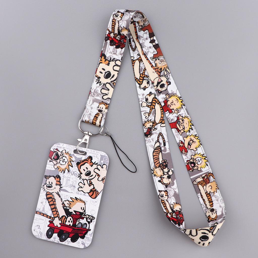 New Model Animal Hanging Loop Strap Webbing Student Cartoon Pet Leash Set Work Card Mobile Phone Rope Identification Card