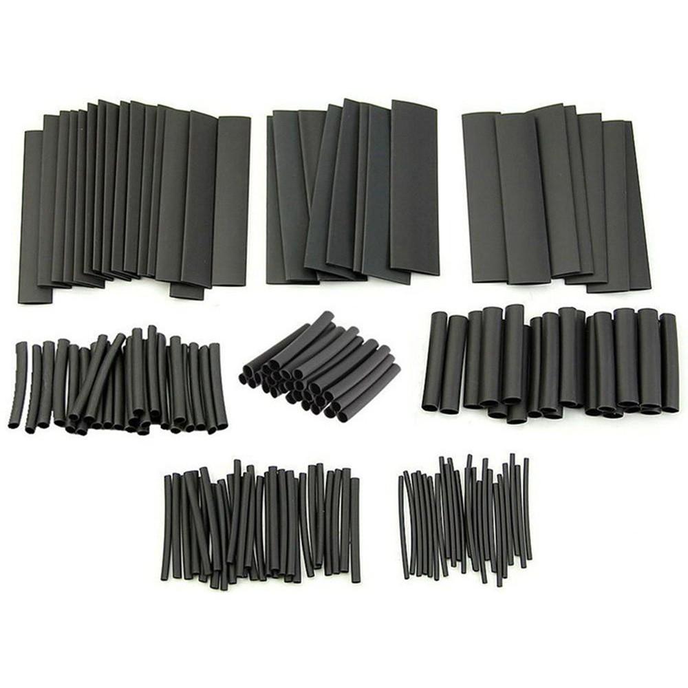 127 Pcs Assorted Kit Heat Shrink Cable Wire Tube Sleeve Wrap Sizes