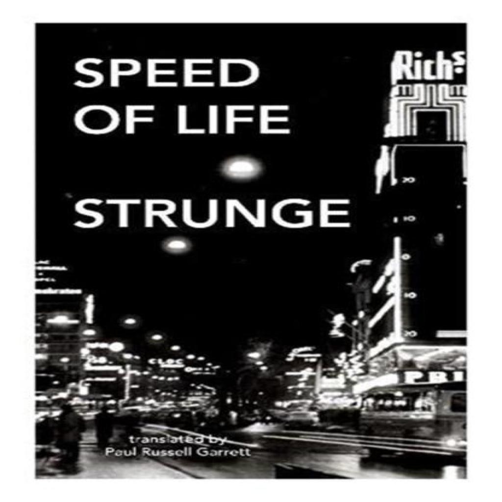 Speed of Life by Michael Strunge Paperback Book 9781838074265