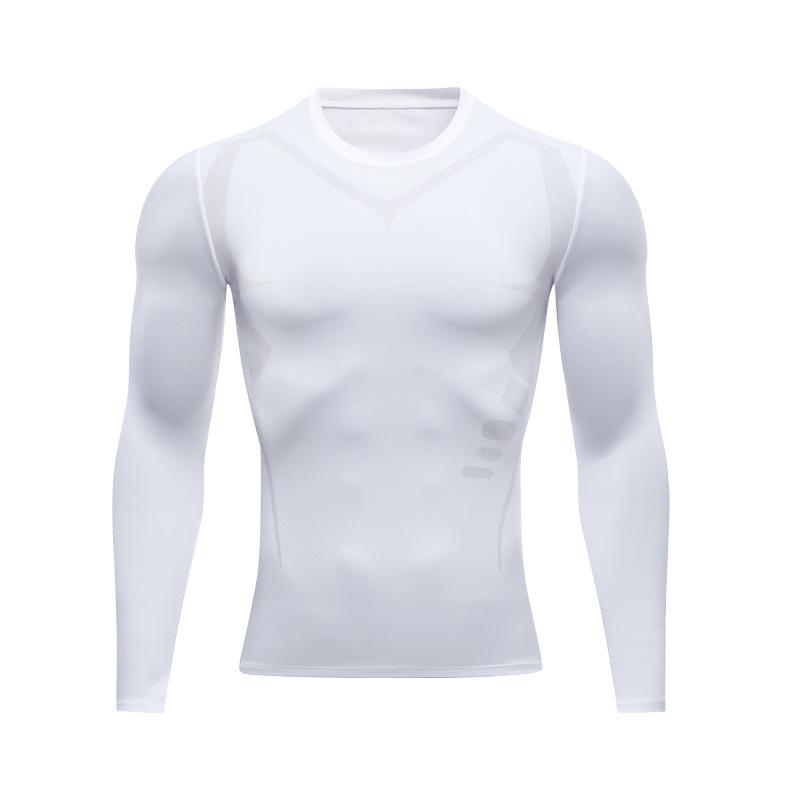 Herr Löpar-T-shirt Snabbtorkande: Andningsbar, Hög Elasticitet, Svettavledande Fitness Topp