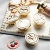 Seal Wax Stamp Head Zinc Alloy Flower Cherry Pattern Relief Fire Paint Seal Head For Envelope Invitation Gifts Crafts Decoration
