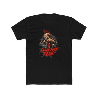 Punk Not Dead Skull Rocker T-Shirt | Punk Rock Graphic Tee, Cool Style, Quality