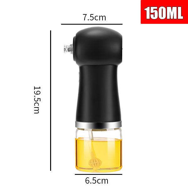 150/200ml Electric Oil Dispenser Automatic Cooking Oil Spray Bottle Portable Glass Olive Oil Spray Bottle BBQ Kitchen Gadgets