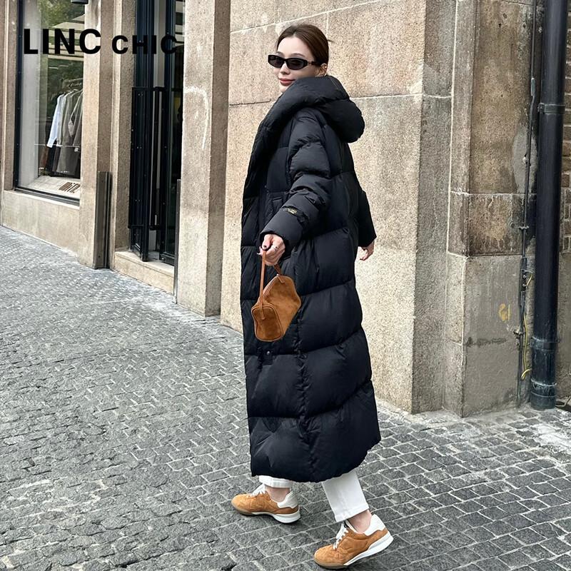 Jinyujie Women's Long Thick Down Puffer Coat Y24808198