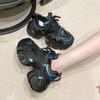 Fashion 7.5cm Thick Sole Women Non-slip Walking Sneakers New Autumn Women High Platform Outdoor Sport Sneakers Trainers Chunky Dad Shoes