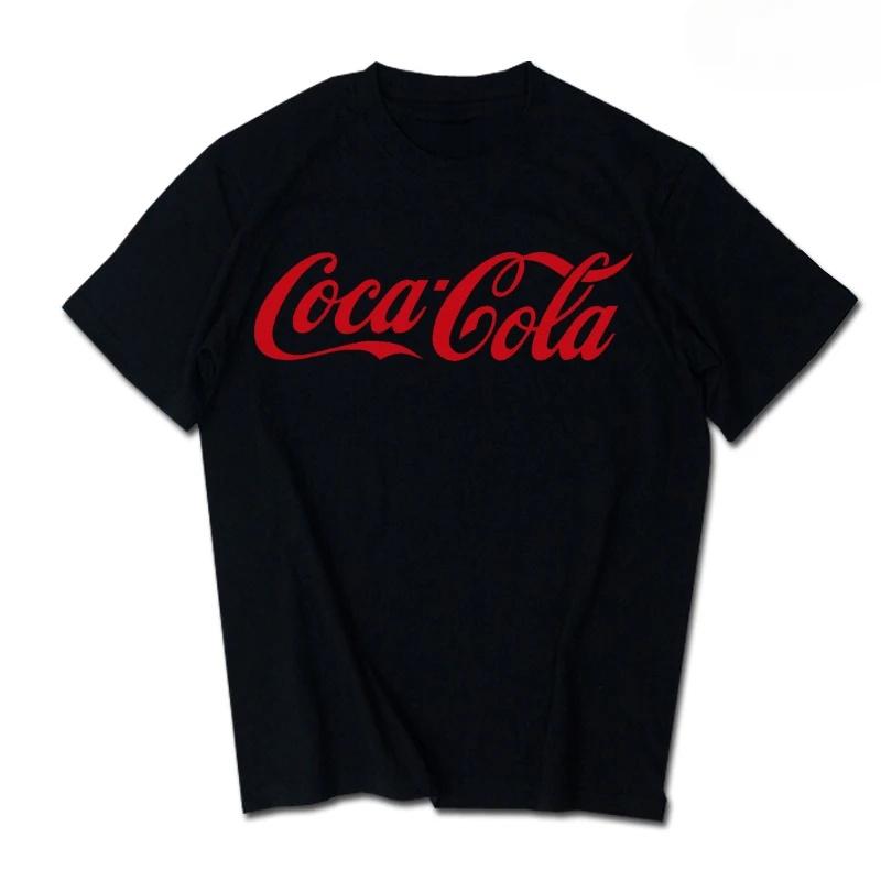 2026 Sommer Neue Trendmarke INS Pepsi Cola Gemeinsames T-Shirt Sprite CocaCola Unisex und Unisex Locker Baumwolle Paare Kurze Ärmel