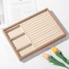 Rosewood Jewelry Box & Display Tray for Earrings and Necklaces