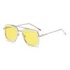Stylish Men's Square Frame Sunglasses Inspired by Iron Man and Spider-Man - Trendy European and American Design, Large Frame