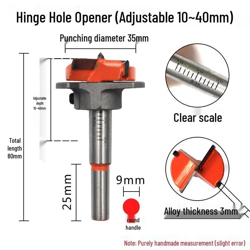 

Деревообрабатывающая петля для шкафа и гардероба со сверлом для открывания отверстий