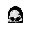 Luminous Knitted Balaclava Hat Halloween Halloween Cap Elastic Skeleton Beanie  Autumn/Winter