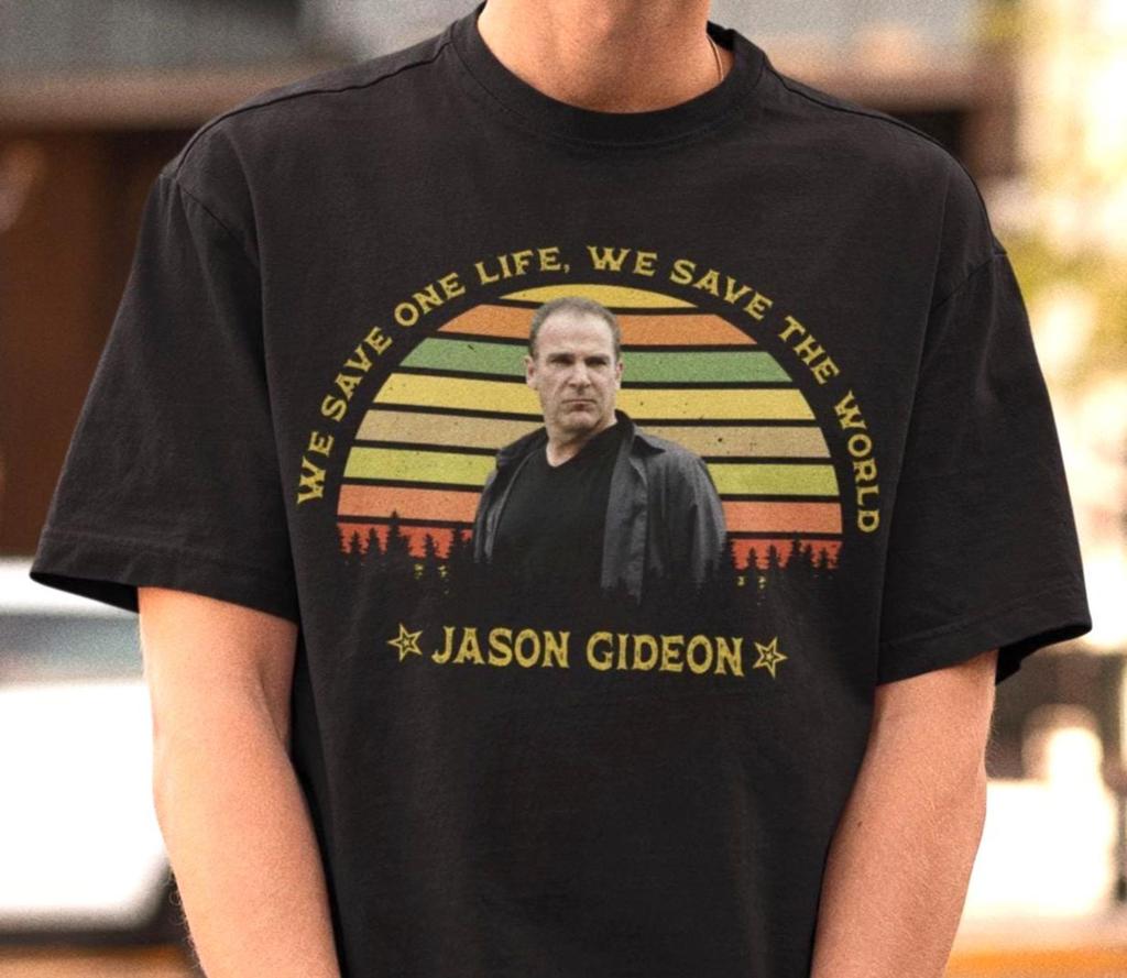 Jason Gideon Shirt - Criminal Minds Tshirt,Mandy Patinkin Shirt,Crime Show Tee