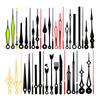 10/12/14/15/18set DIY Clock Hands for DIY Clock Making Multiple Sizes Available Great for Clock Repair DIY Crafts Easy Install