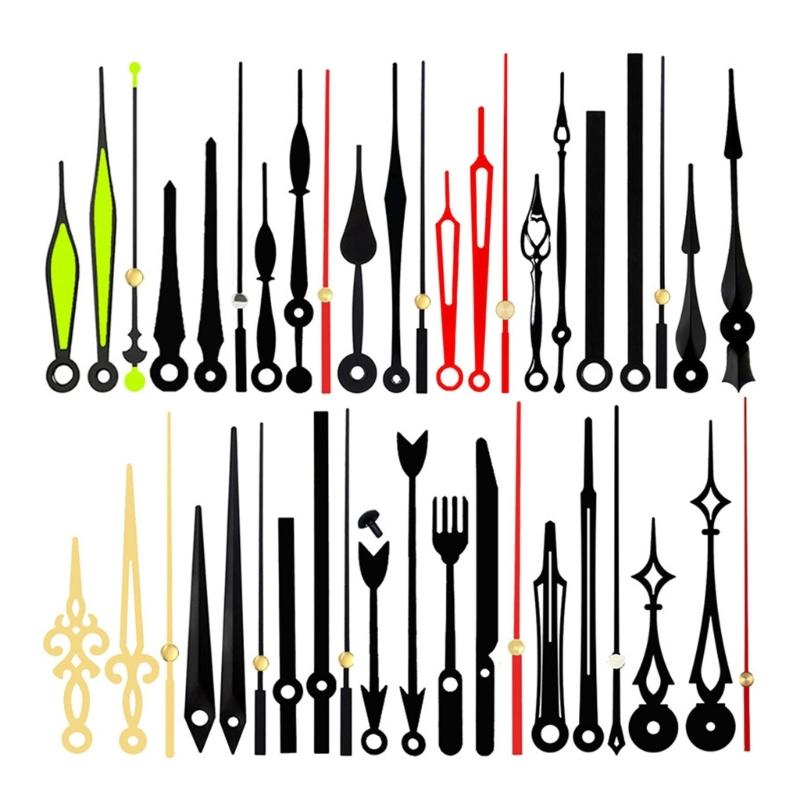 10/12/14/15/18set DIY Clock Hands for DIY Clock Making Multiple Sizes Available Great for Clock Repair DIY Crafts Easy Install