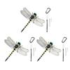 1/2/3/4/5 Sets Fake Dragonfly Decoration Portable Outdoor Camping Gnats Fly Repellent Simulated 3D Dragonfly Model Ornament Kids Educational Toy