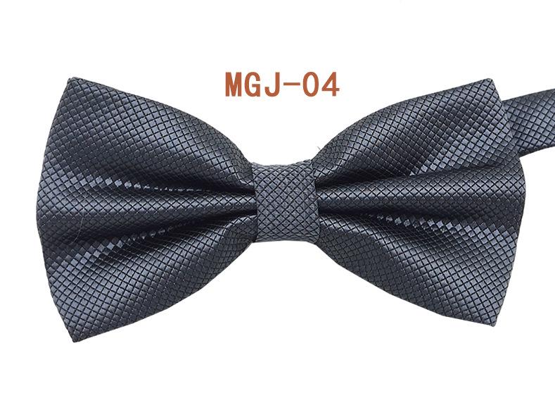 Pajarita de Doble Capa Negra Lisa para Hombre - Cuadrícula Cubo Británica, 27 Colores Disponibles para Eventos Formales y Bodas.