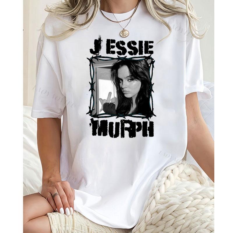 Ropa De Mujer Jessie Murph Essential T Shirt Novelty Trend Boyfriend Gift Y2k Clothes T Shirt Unisex Fashion Camisetas Tee Tops