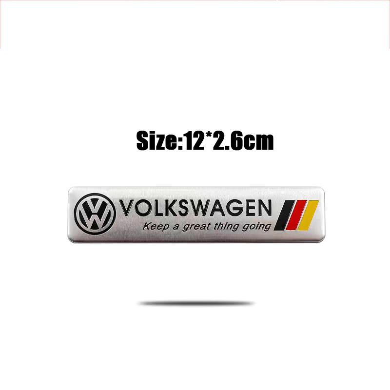 2025 Heißes Auto Aluminiumlegierung Aufkleber Emblem Für Volkswagen VW R-line R GTI Polo Golf MK8 Touareg Passat Magotan Tiguan Käfer B