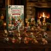 Advent Calendar for Girls 24 Days Christmas Calendar, Forest Animals Countdown Holiday Gift Kids Cute Acrylic Collectible Toys Party Decoration