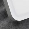 Plafonnier LED - NETTLIFE - Plat 23 cm - 18W - 3000K - Carré - Blanc