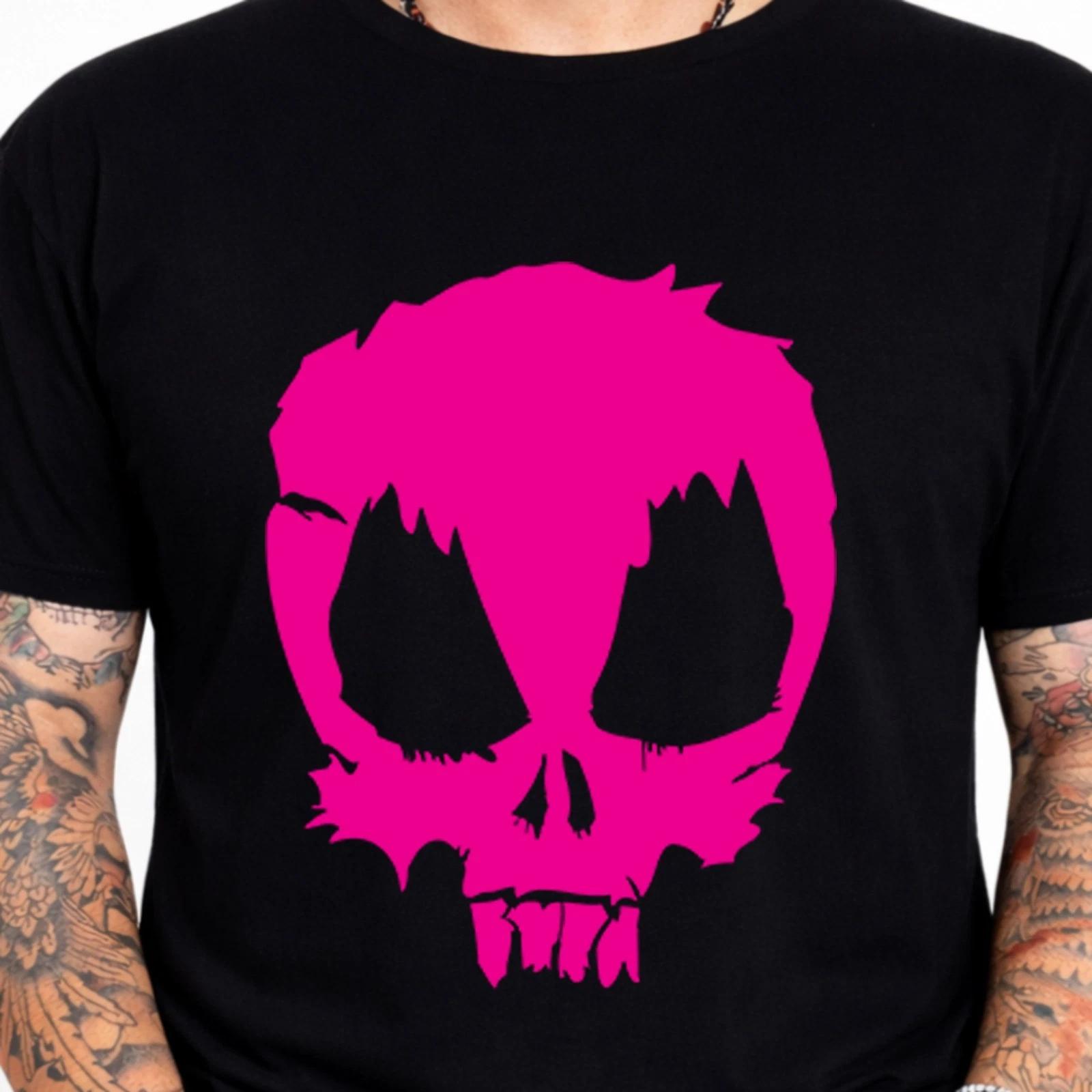 Skull Graphic Tee Punk Rock Gothic Halloween Skeleton Streetwear Grunge Shirt. XL