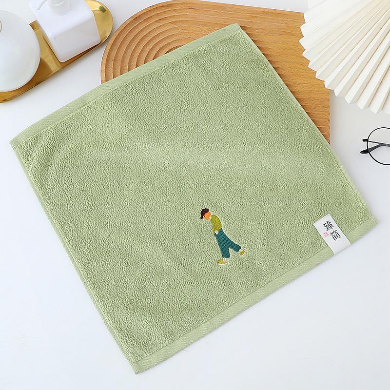 Pure Cotton Square Towel, Pure Cotton Soft and Skin Friendly Baby Hand Towel, Face Towel, All Cotton