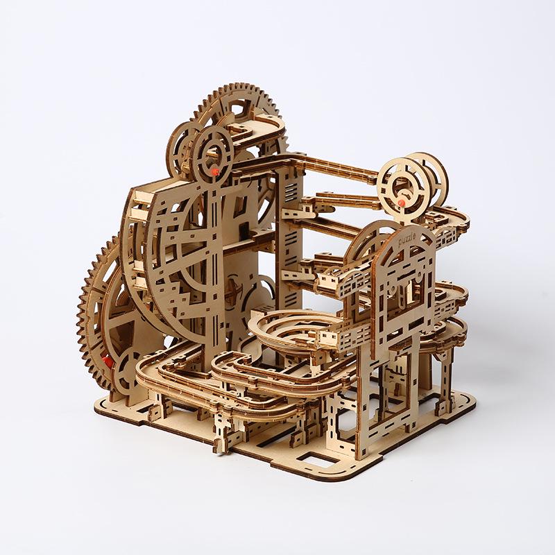 

Деревянная 3D головоломка «Мраморный лабиринт»: Развивающая игрушка «Сделай сам» для детей