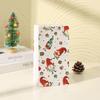 8pcs New Christmas Themed Candy Biscuit Bag Santa Claus Reindeer Snowman Cute Pattern New Year's Party Home Decor Packaging Bag