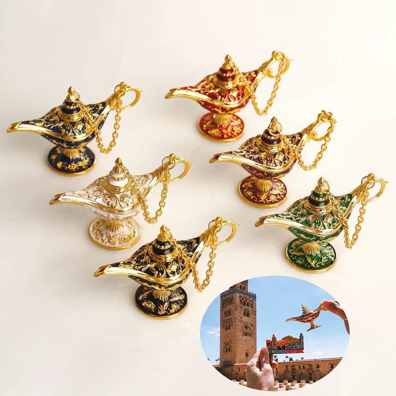 Aladdin Lampe Dekoration Europäisch Vintage Heimdekoration Handwerk Gott Lampe Wunschlampe Bankett Dekoration Ornamente