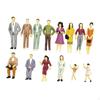 1/25 Miniature Figures Diorama,Dollhouse Accessories DIY Projects Tiny Ornaments Mini People