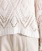 Nano Universe Lilyan Openwork Knit F Women's Pullover, 037, Ivory, 673-5122323