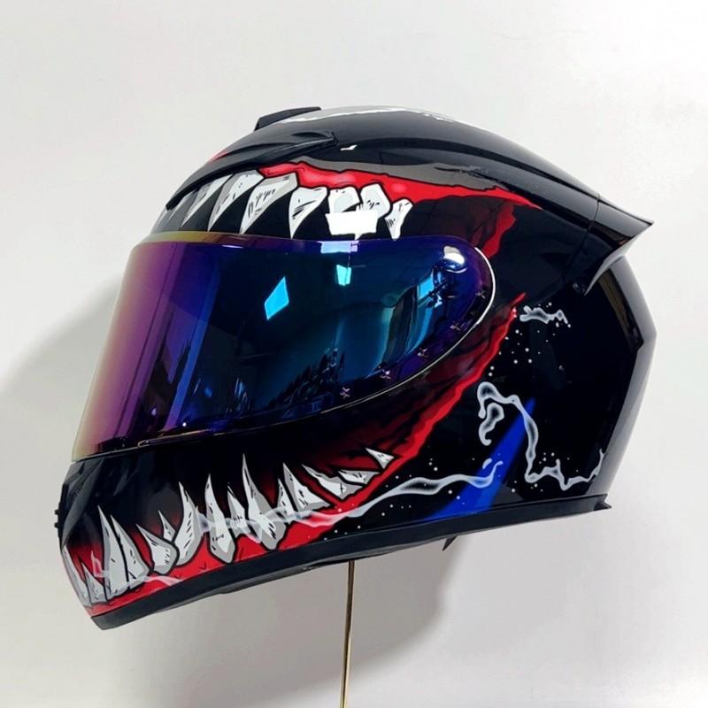 Full Face Motorcycle Helmet Men Women Universal All Fits S XL XXL