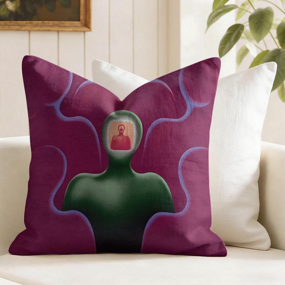 Band TTame IImpala Cushion Cover Eco Linen Pillow Case DoubleSided Print Breathable Durable Zipper Home Decor Gift